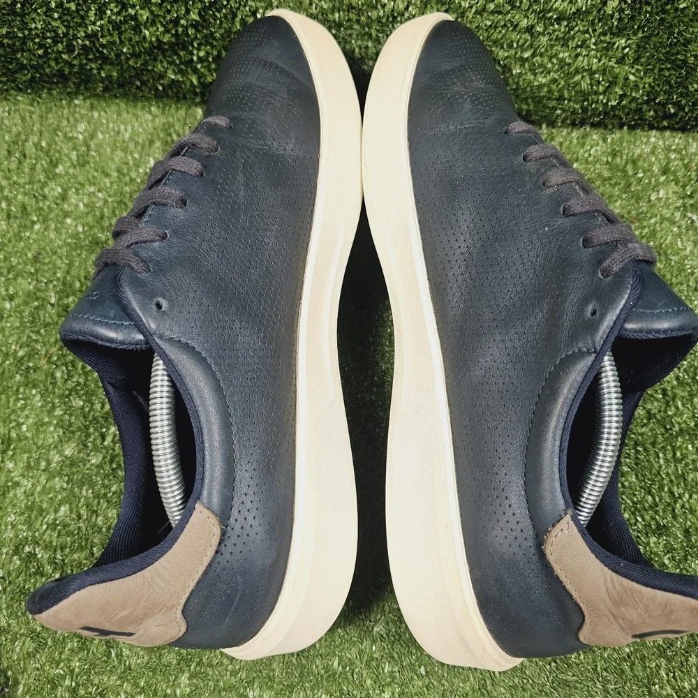Cole Haan Grand Crosscourt Daily Laser Blue‎ Leather Sneakers Mens Size 11.5